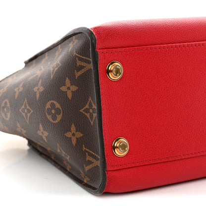 Calfskin Monogram On My Side Pirate Red