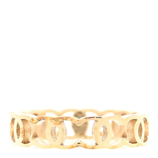 Metal CC Ring 52 6 Gold