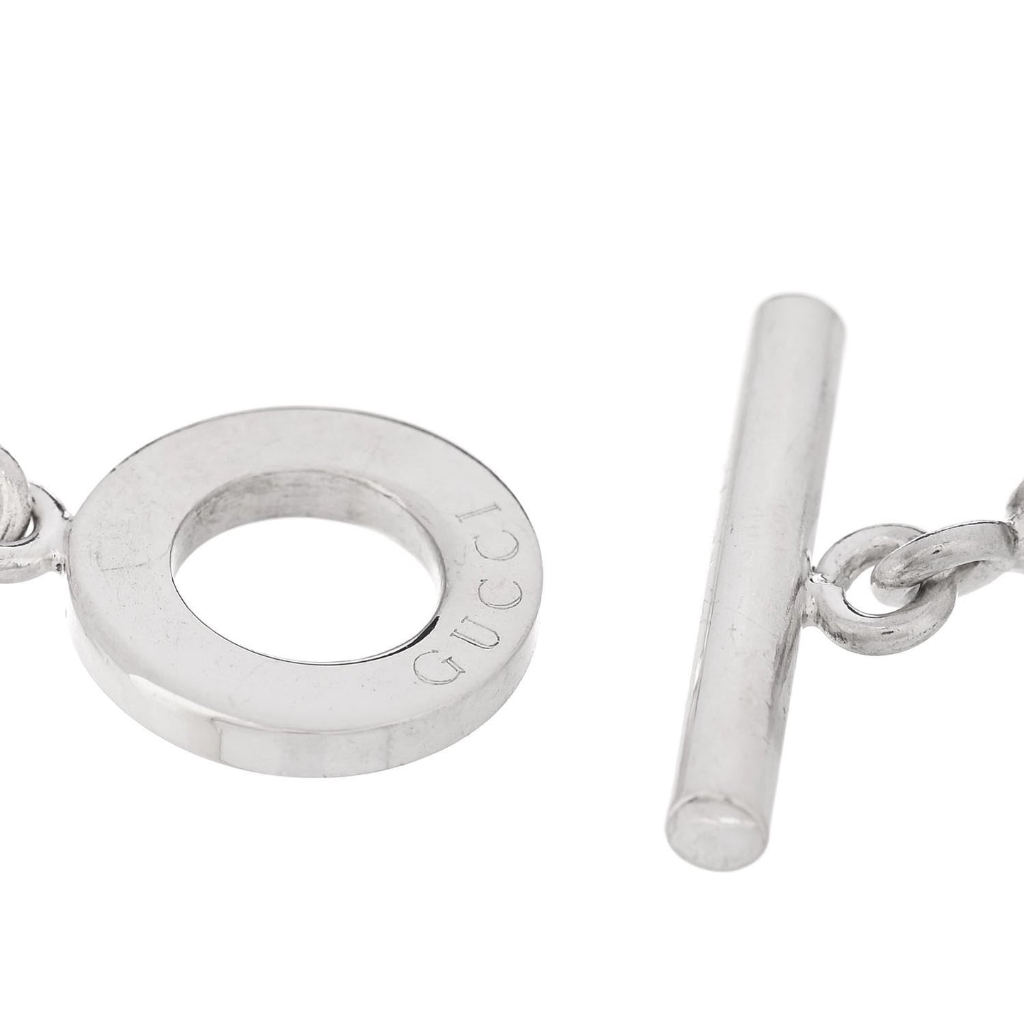 Sterling Silver Boule Bead Toggle Bracelet