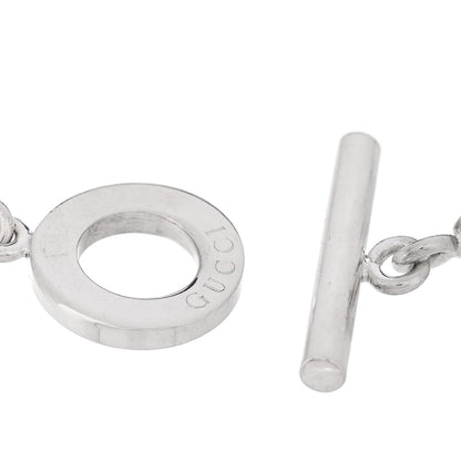 Sterling Silver Boule Bead Toggle Bracelet