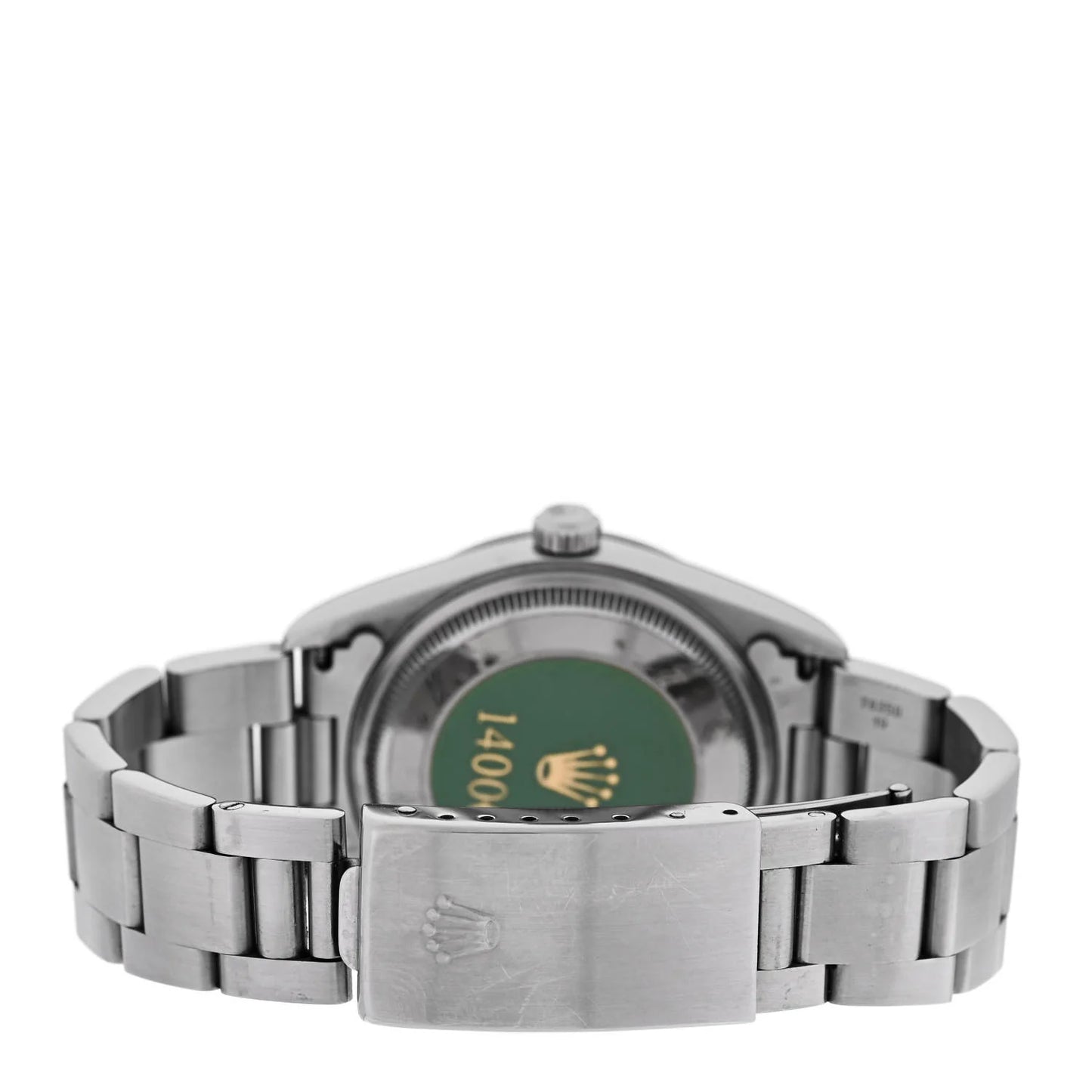 Rolex Stainless Steel 34mm Air-King Oyster Perpetual Precision Watch Black 14000