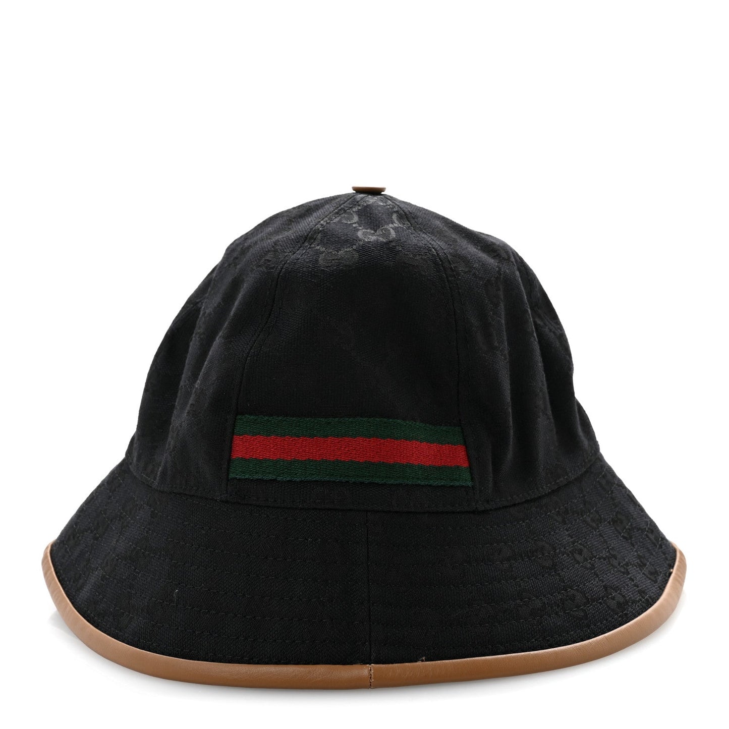 Monogram Web Bucket Hat S Black