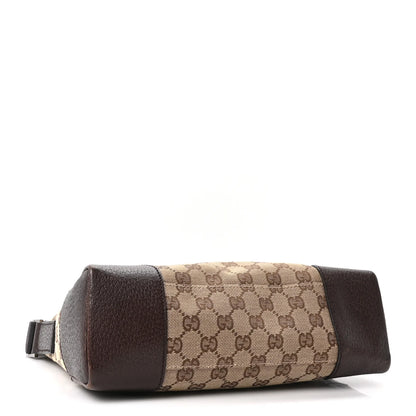 Gucci Monogram Joy Messenger Bag Dark Brown