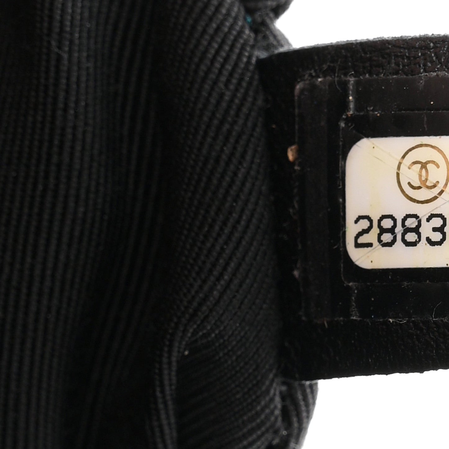 Lambskin Quilted Waist Bag Fanny Pack Black