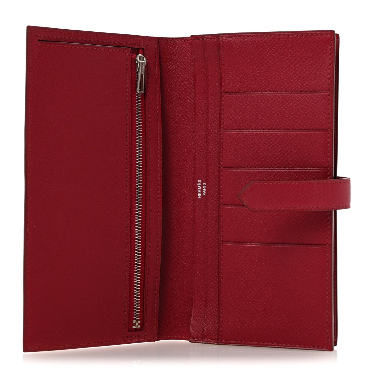 Epsom Bearn Gusset Wallet Rouge Garance