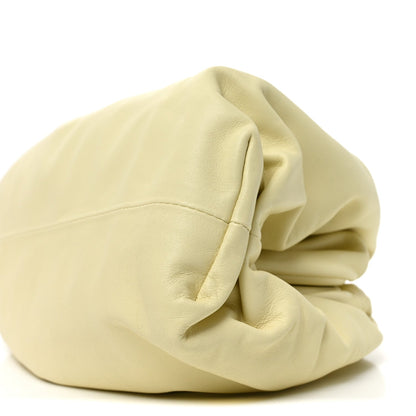 Smooth Butter Calf The Pouch Oversized Clutch Ice Cream
