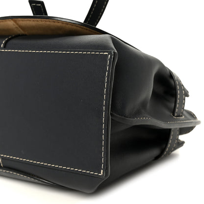 Calfskin Small Gate Tote Midnight Blue