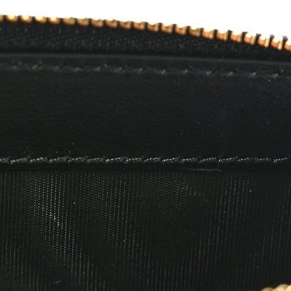 Calfskin Matelasse GG Marmont Compact Wallet Black