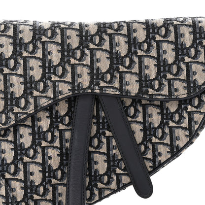 Oblique Saddle Bag Blue