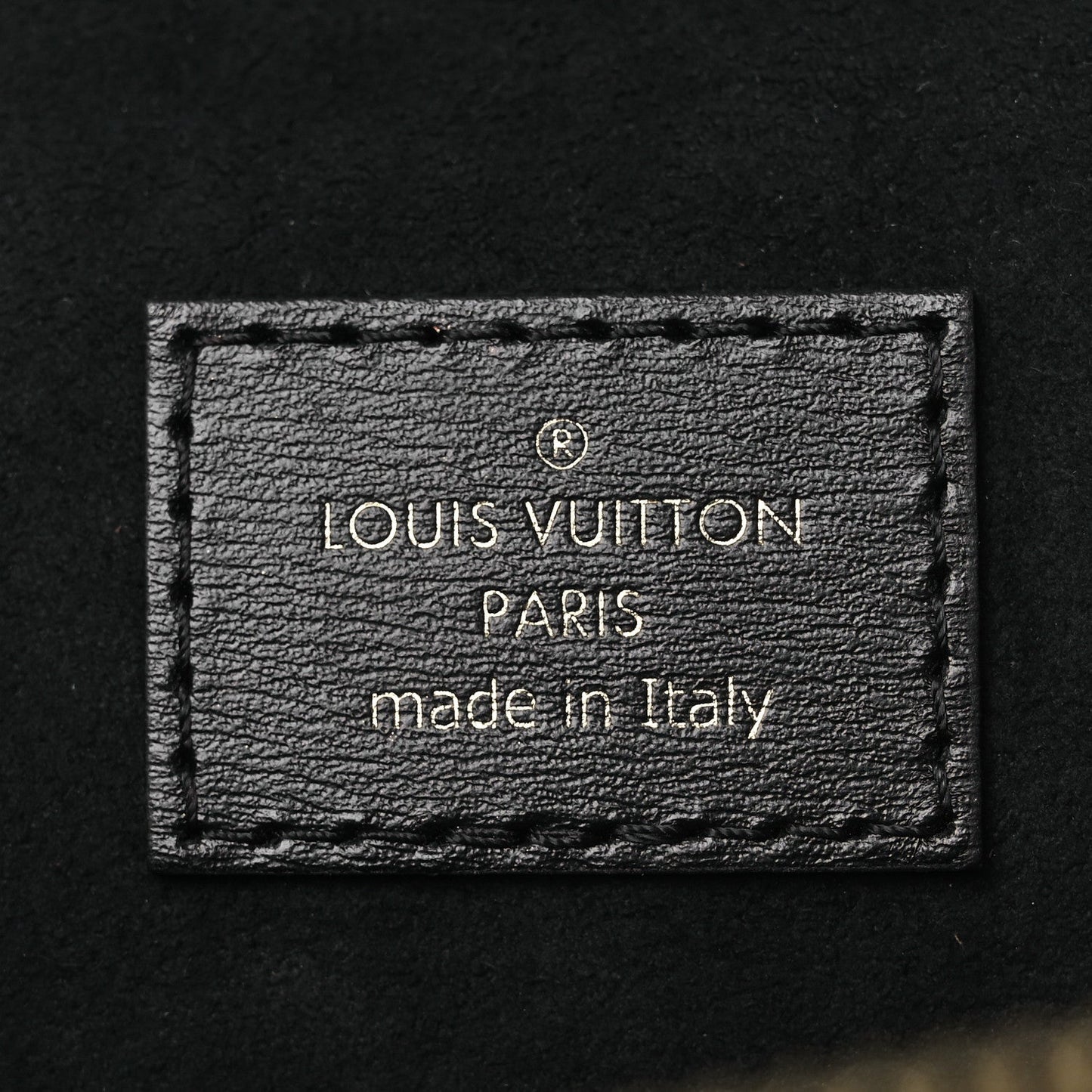 Reverse Monogram Vanity Chain Pouch