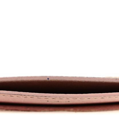 Damier Azur Daily Card Holder Rose Ballerine