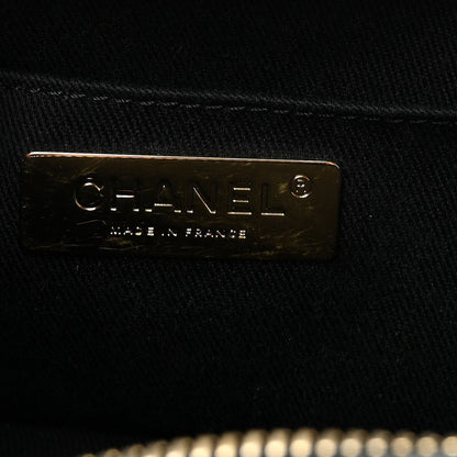 Caviar Quilted Waist Bag Black