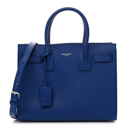 Grained Calfskin Baby Sac De Jour Outremer