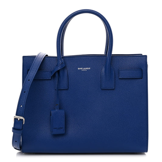 Grained Calfskin Baby Sac De Jour Outremer