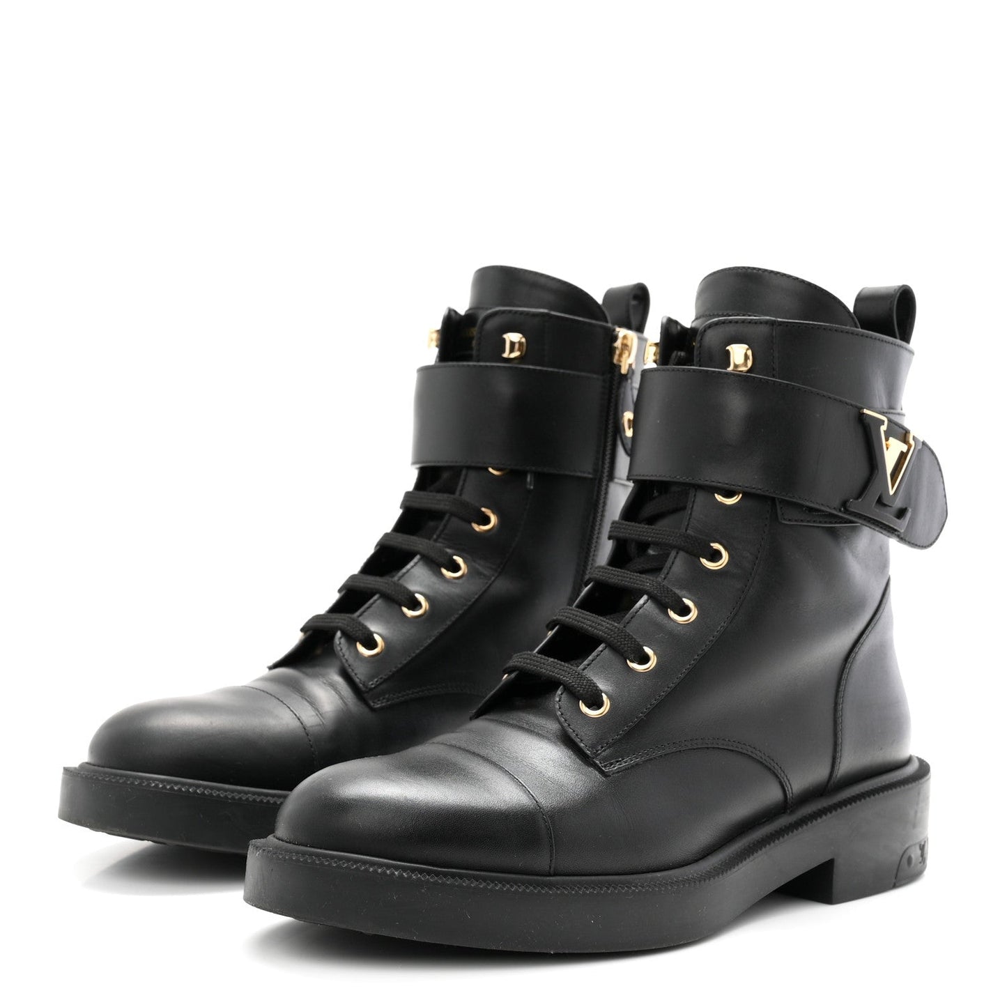 Calfskin Ranger Boots 40 Black