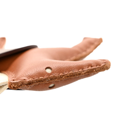 Milo Lambskin Grigri Rodeo Pegase Horse Bag Charm PM Gold Craie Etoupe