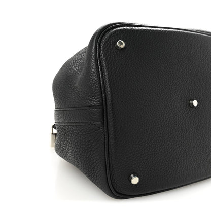 Taurillon Clemence Picotin Lock 26 GM Black