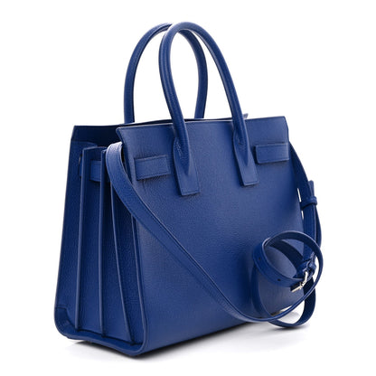 Grained Calfskin Baby Sac De Jour Outremer