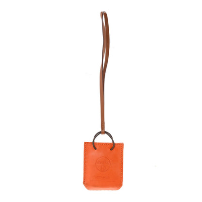 Milo Lambskin Swift Shopping Bag Charm Feu Gold