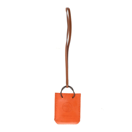 Milo Lambskin Swift Shopping Bag Charm Feu Gold