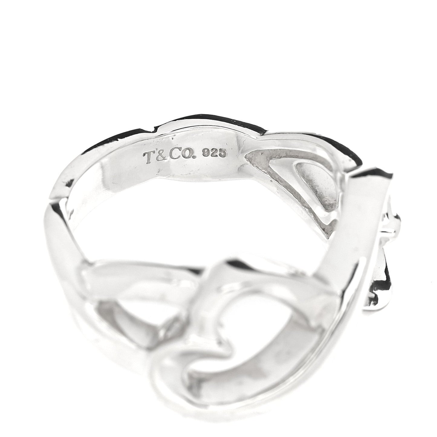 Sterling Silver Paloma Picasso Double Loving Heart Ring 49 5