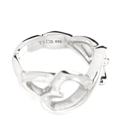 Sterling Silver Paloma Picasso Double Loving Heart Ring 49 5