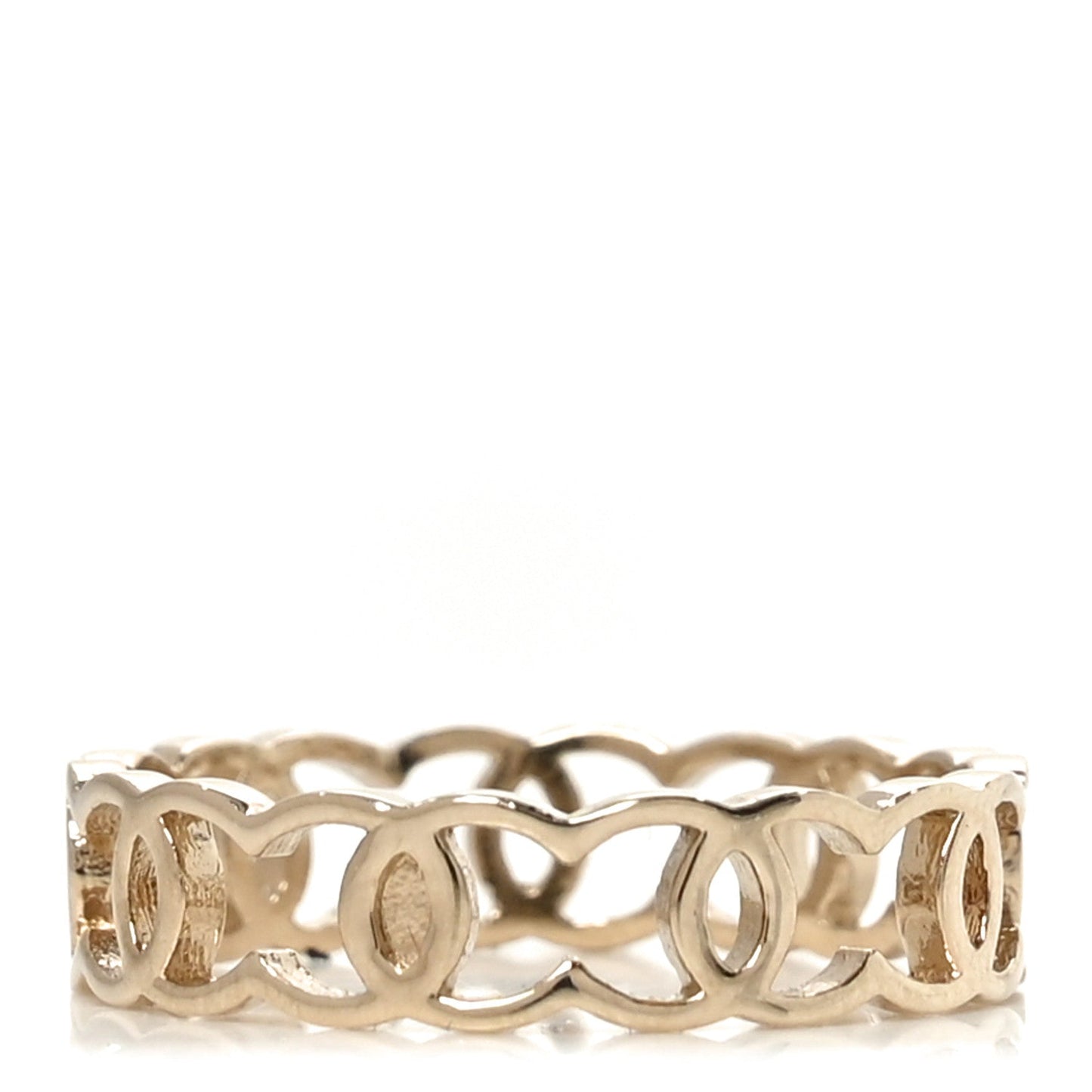 Metal CC Ring 54 7 Gold