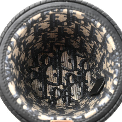 Wicker CD Bucket Bag Black
