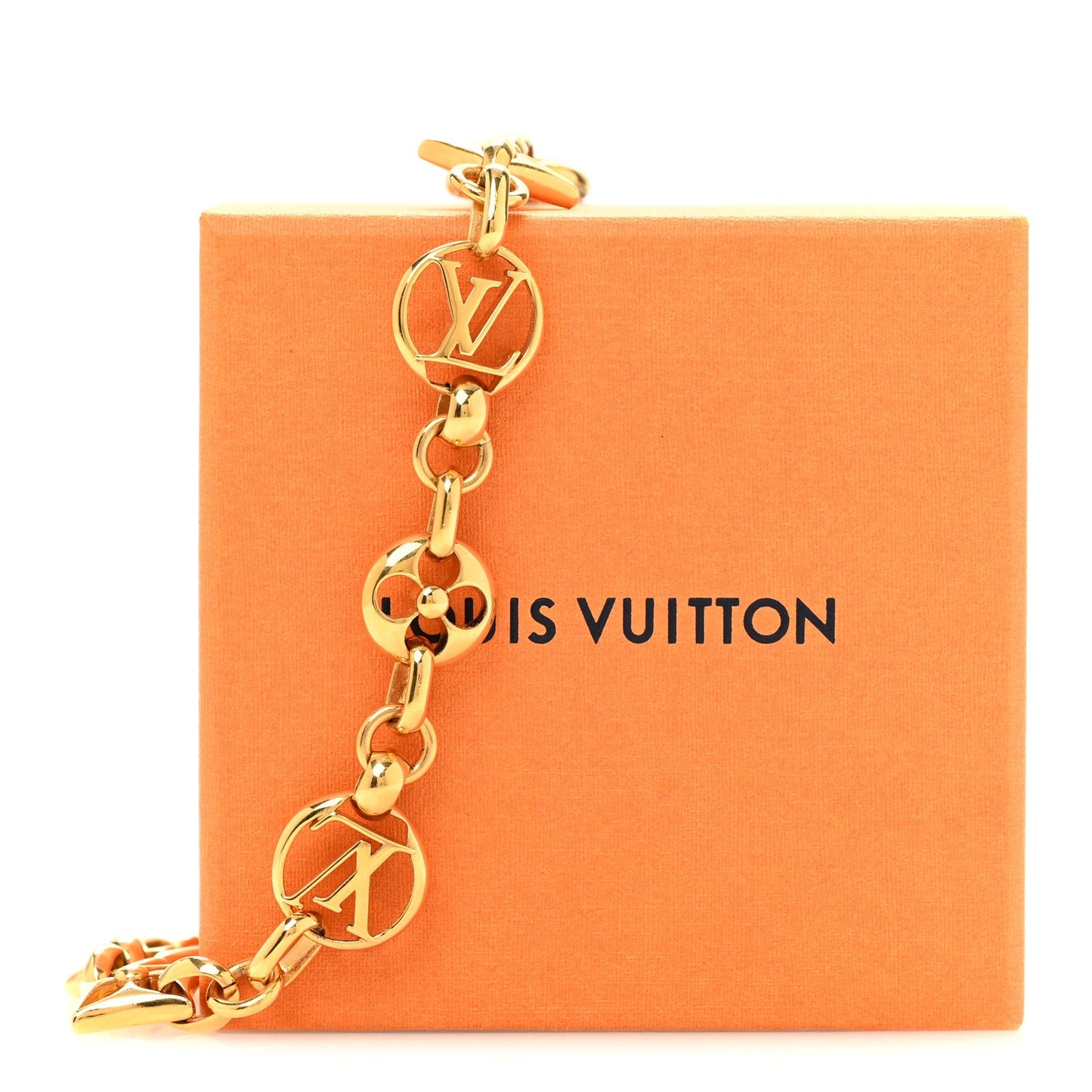 Metal Crazy in Lock Necklace Gold