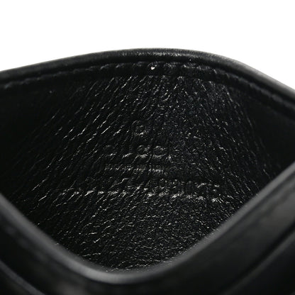 Calfskin Matelasse GG Marmont Card Holder Black