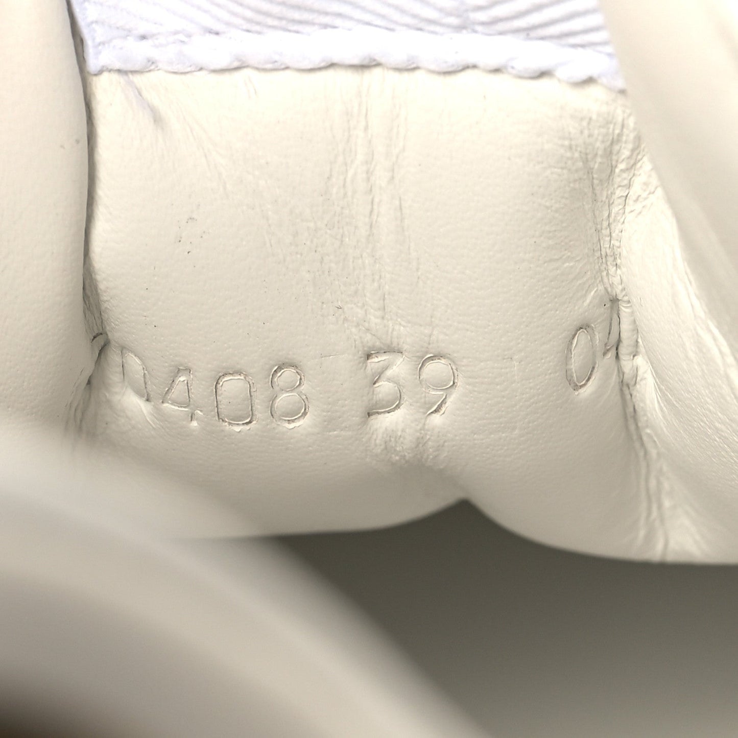 Calfskin GG Tennis Embossed Perforated Womens Platform 55mm Sneakers 39 Great White