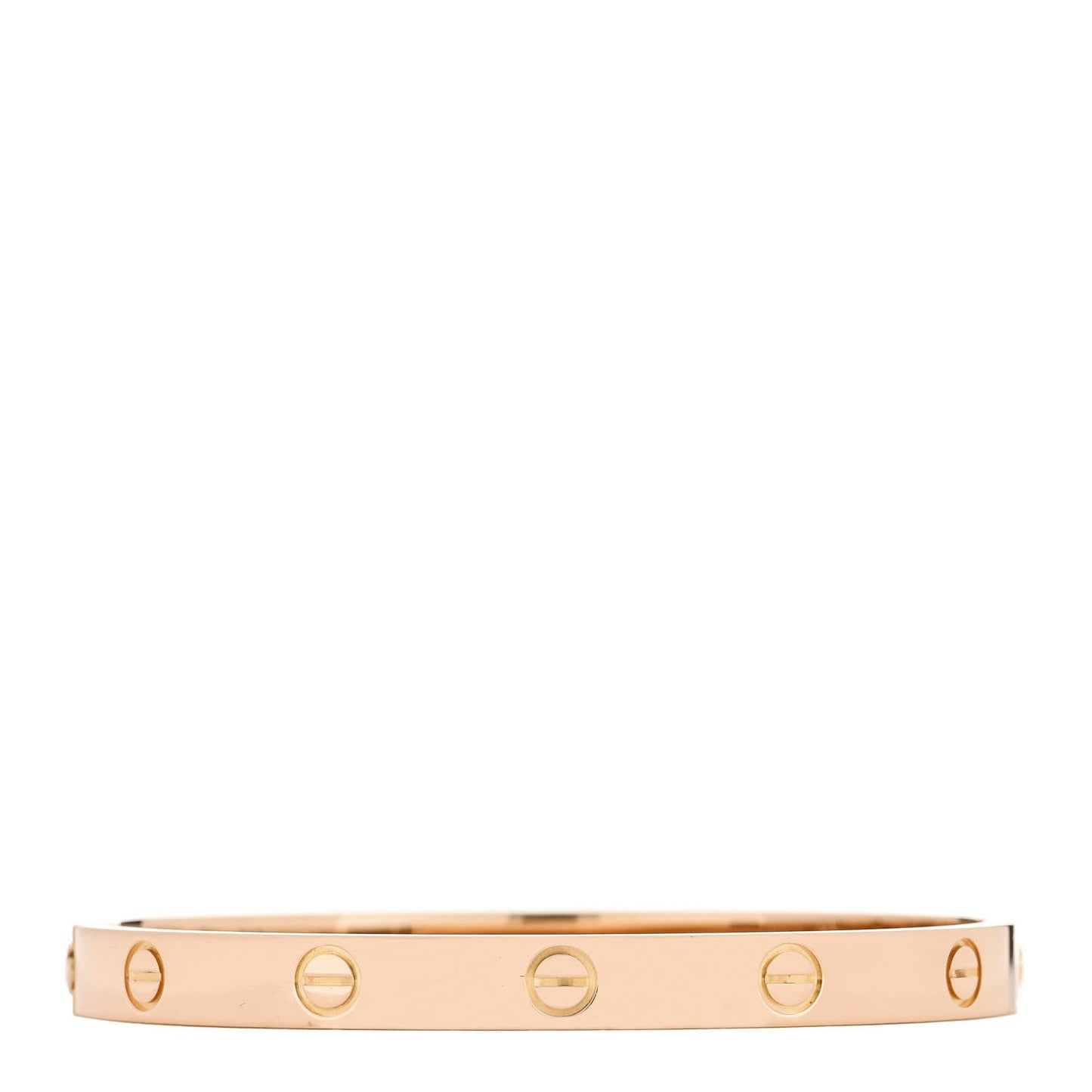 18K Pink Gold LOVE Bracelet 17
