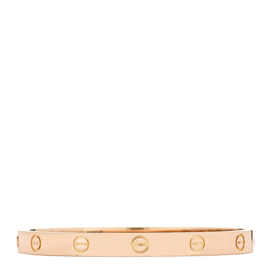18K Pink Gold LOVE Bracelet 17
