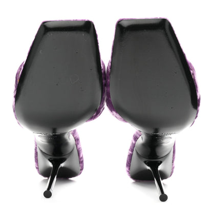 Velvet Baliqua 105 Mule Sandals 36 Malva