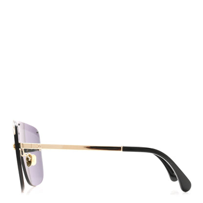 Metal Web Aviator Sunglasses GG0062S Green Red