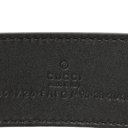 GG Supreme Monogram Reversible GG Marmont Belt 95 38 Beige Ebony New Acero