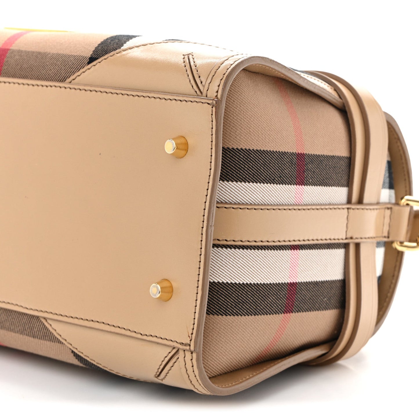 House Check Bridle Calfskin Medium Alchester Bowling Bag Trench