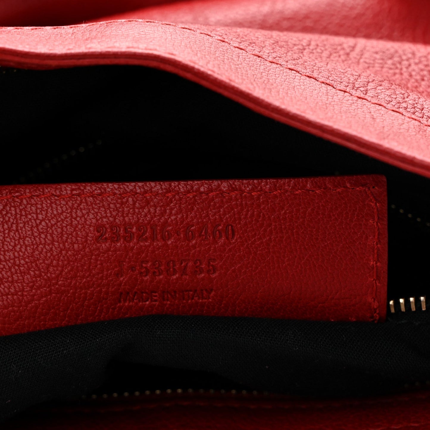 Sugar Goatskin Classic Gold Hardware Velo Rouge Coquelicot