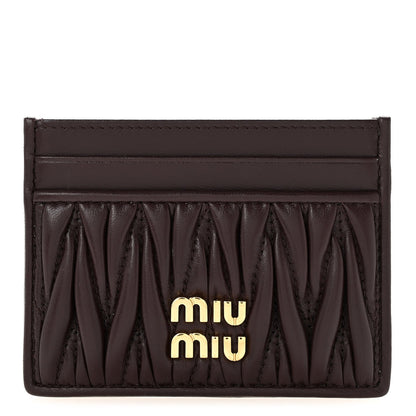 Nappa Matelasse Card Holder Radica