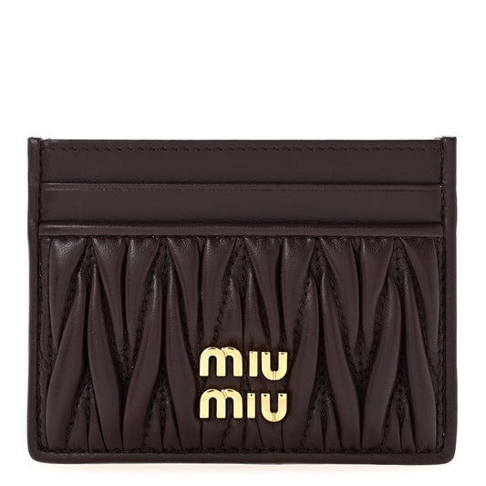 Nappa Matelasse Card Holder Radica