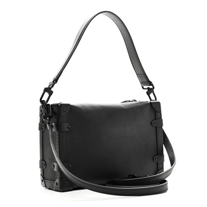 Calfskin Side Trunk MM Black