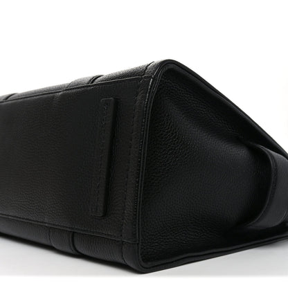 Grained Calfskin Medium The Tote Bag Black