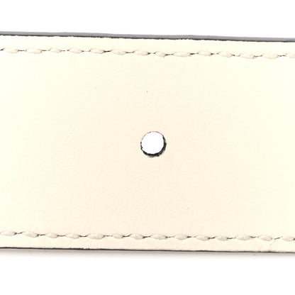 Guccissima Double G Reversible Belt 75 30 Black White