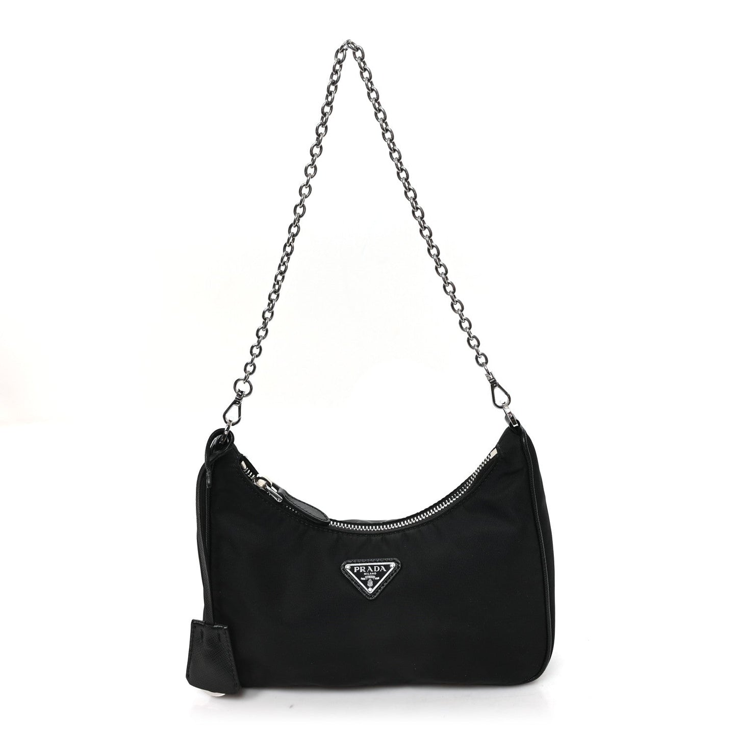 Tessuto Nylon Mini Re-Edition 2000 Shoulder Bag Black