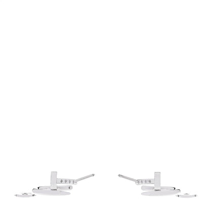 18K White Gold Juste Un Clou Hoop Earrings