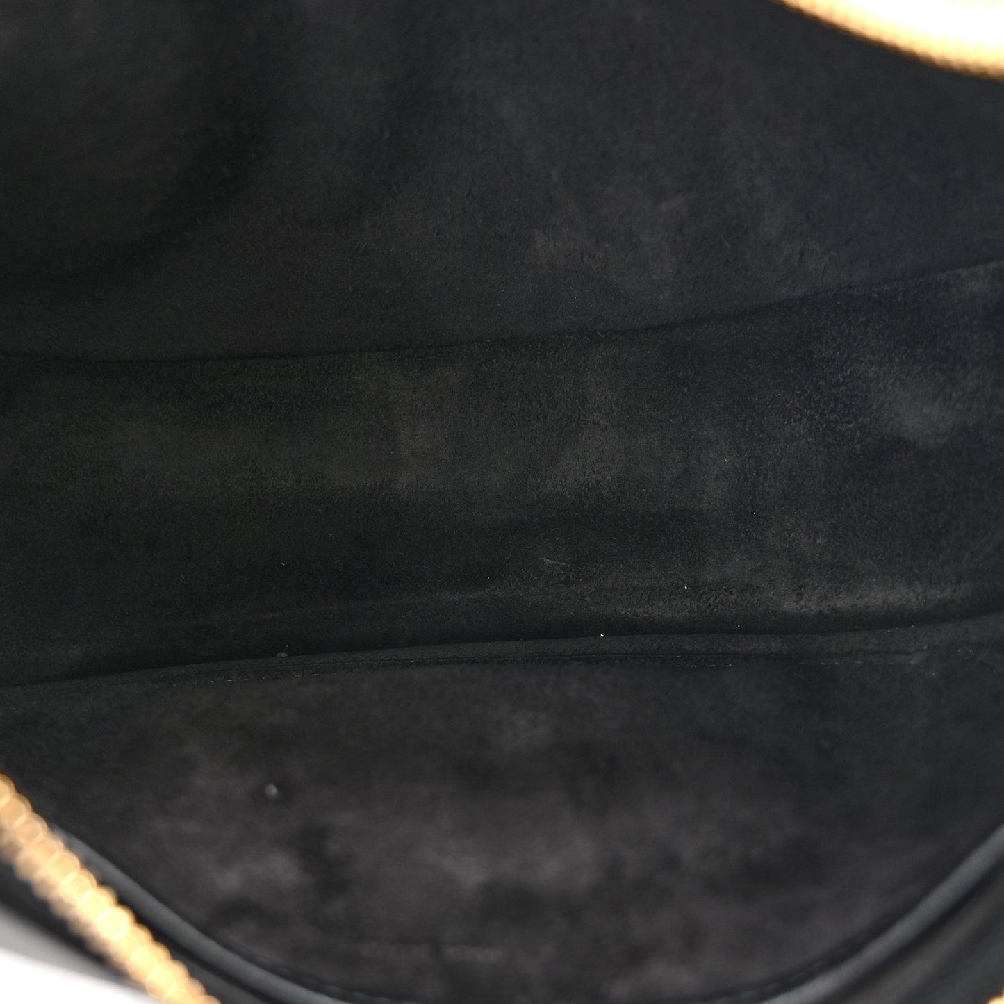 Smooth Calfskin Medium Strap Ava Triomphe Shoulder Bag Black