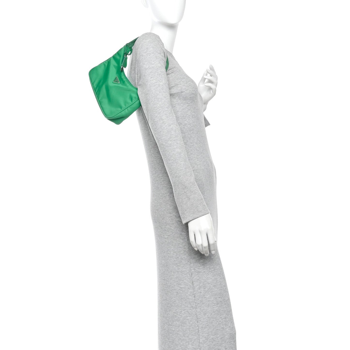 Tessuto Nylon Mini Re-Edition 2000 Bag Menta