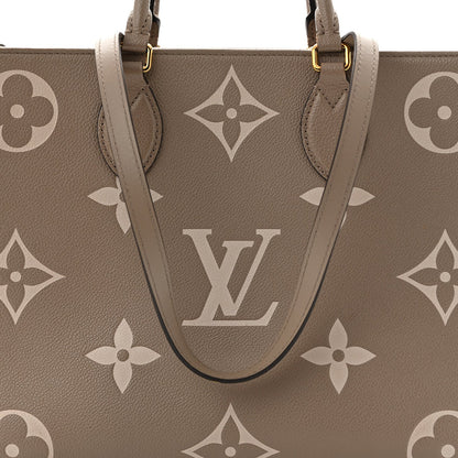 Empreinte Monogram Giant Onthego MM Tourterelle Creme