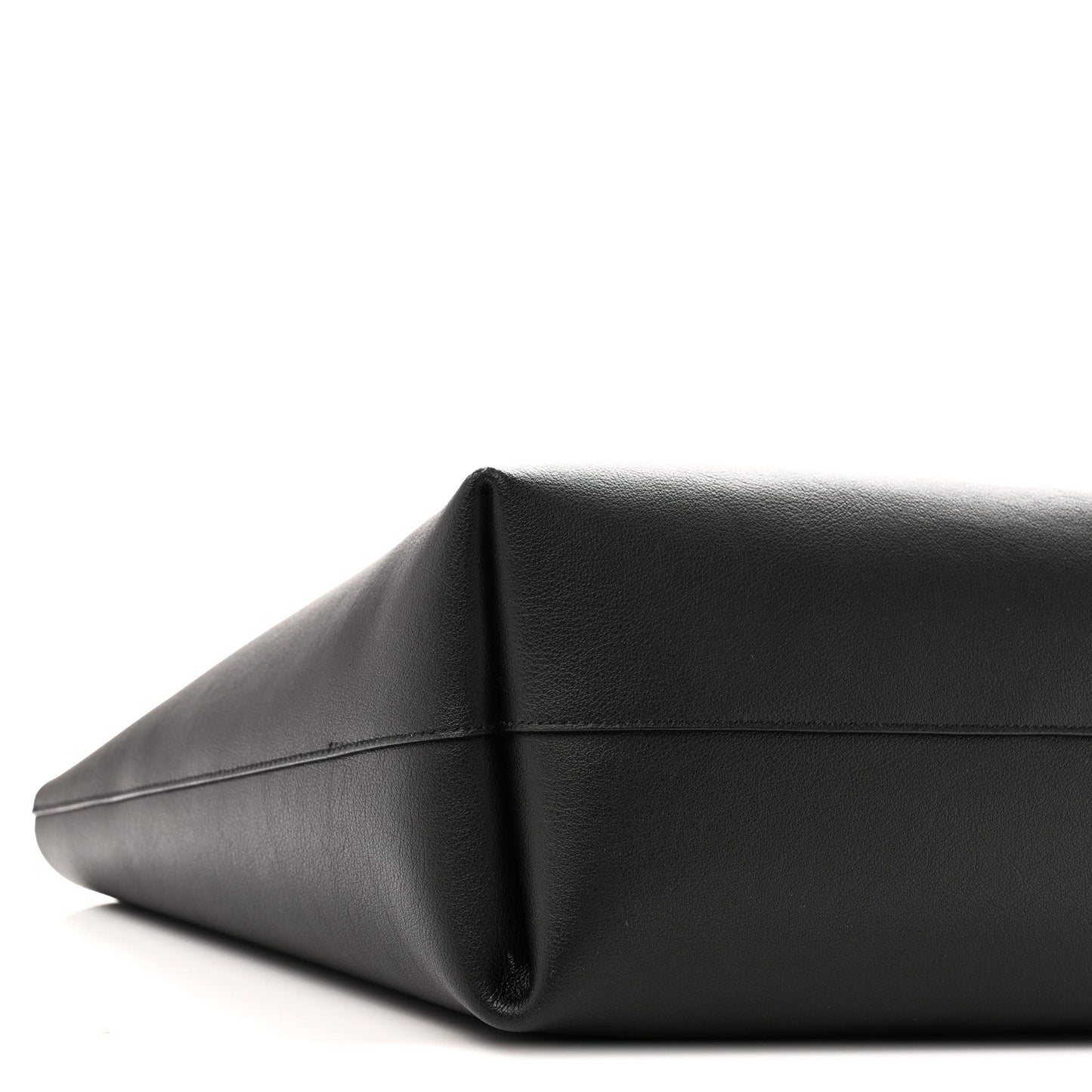 Calfskin Large Shopping Tote Black