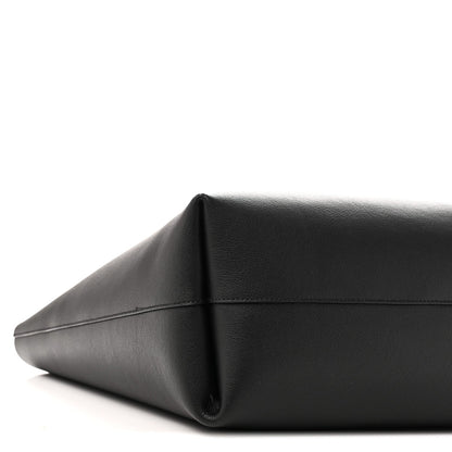 Calfskin Large Shopping Tote Black